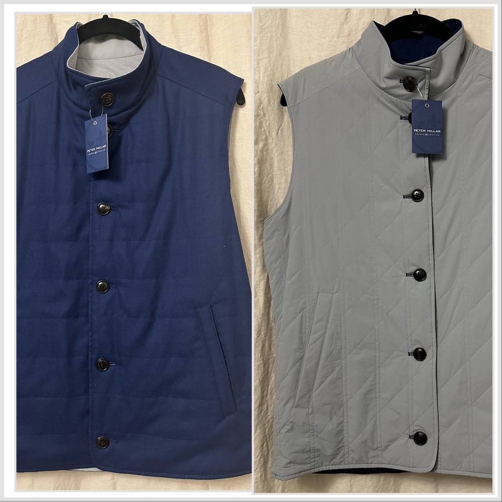 Peter Millar Reversible Wool/Nylon Vest